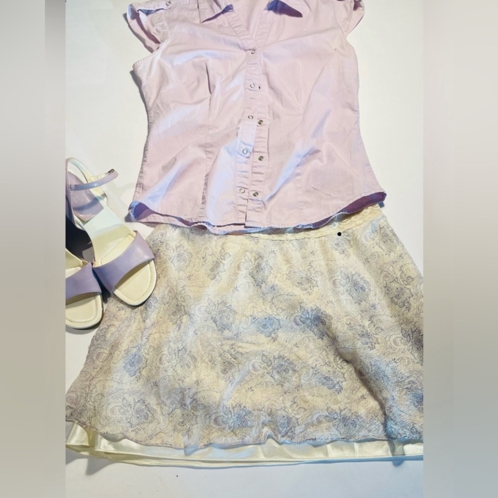 Express silk skirt, size medium - Picture 2 of 9